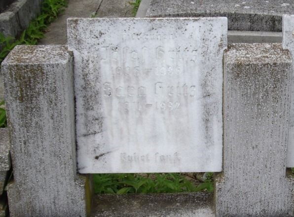 Hritz Josef 1906-1986 Hauptmann Sara 1911-1982 Grabstein